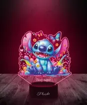 Lampka LED 3D Plexido z Nadrukiem UV Lilo i Stich