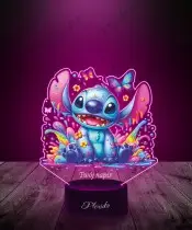 Lampka LED 3D Plexido z Nadrukiem UV Lilo i Stich