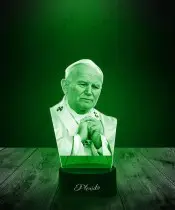 Lampka LED 3D Plexido Święty Jan Paweł II Papież