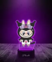 Lampka LED 3D Plexido z Nadrukiem UV Labubu Hello Kitty Kuromi
