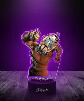 Lampka LED 3D z Nadrukiem UV Borderlands Psycho