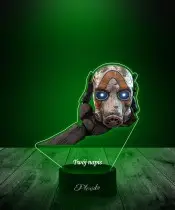 Lampka LED 3D z Nadrukiem UV Borderlands Maska Psycho