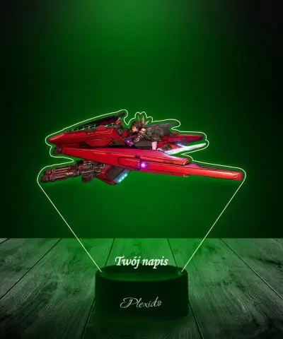 Lampka LED 3D z Nadrukiem UV Borderlands Vex