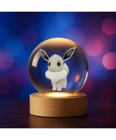 Kryształowa Kulka 3D Pokemon Eevee