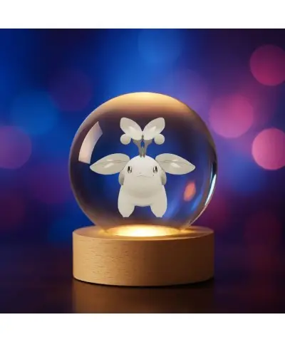 Kryształowa Kulka 3D Pokemon Pikachu Grass Type