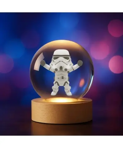 Kryształowa Kulka 3D Star Wars Gwiezdne Wojny Szturmowiec