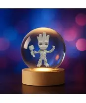 Kryształowa Kulka 3D Strażnicy Galaktyki Marvel Groot