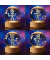Kryształowa Kulka 3D Strażnicy Galaktyki Marvel Groot