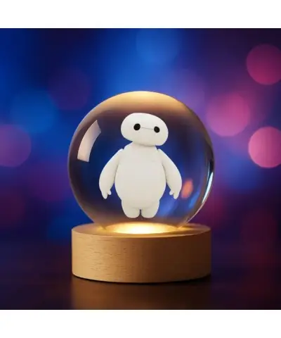 Kryształowa Kulka 3D Wielka Szóstka Baymax