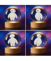 Kryształowa Kulka 3D Wielka Szóstka Baymax
