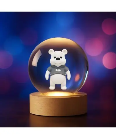 Kryształowa Kulka 3D Kubuś Puchatek