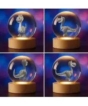Kryształowa Kulka 3D Dinozaur Dino
