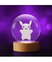 Kryształowa Kulka 3D Pokemon Pikachu