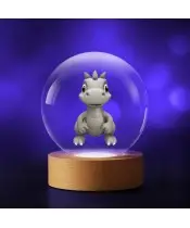 Kryształowa Kulka 3D Dinozaur Dino