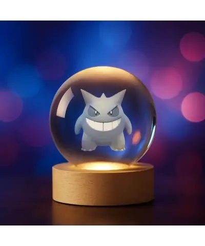 Kryształowa Kulka 3D Pokemon Gengar