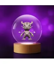 Kryształowa Kulka 3D Strażnicy Galaktyki Groot Marvel