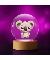 Kryształowa Kulka 3D Misiek Koala Miś