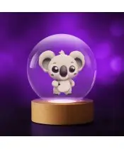 Kryształowa Kulka 3D Misiek Koala Miś