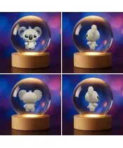Kryształowa Kulka 3D Misiek Koala Miś