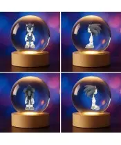 Kryształowa Kulka 3D Sonic Szybki jak Błyskawica