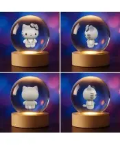 Kryształowa Kulka 3D Hello Kitty