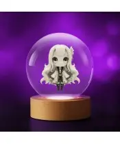 Kryształowa Kulka 3D Chibi Emilia Re:Zero