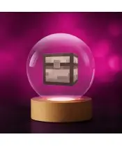Kryształowa Kulka 3D Minecraft Skrzynia Skrzynka