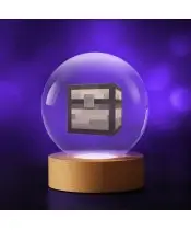 Kryształowa Kulka 3D Minecraft Skrzynia Skrzynka