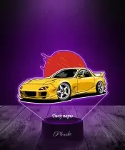 Lampka LED 3D z Nadrukiem UV Samochód Mazda Rx