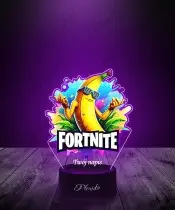 Lampka LED 3D z Nadrukiem UV Fortnite Peely Bananek