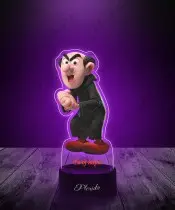 Lampka LED 3D z Nadrukiem UV Smerfy Gargamel