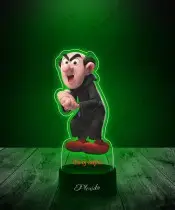 Lampka LED 3D z Nadrukiem UV Smerfy Gargamel