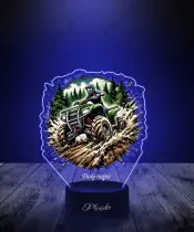 Lampka LED 3D z Nadrukiem UV Quad Jazda Terenowa Survival