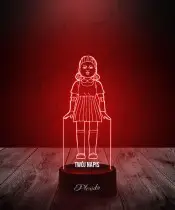 Lampka LED 3D Plexido Squid Game Lalka Young Hee