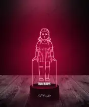 Lampka LED 3D Plexido Squid Game Lalka Young Hee