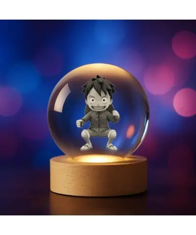 Kryształowa Kulka 3D One Piece Luffy