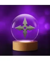 Kryształowa Kulka 3D Shuriken Ninja