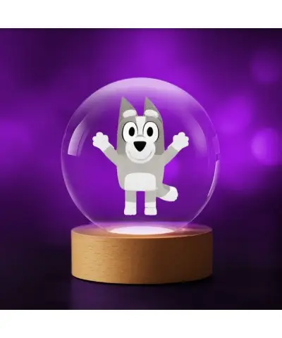 Kryształowa Kulka 3D Bingo Blue