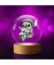 Kryształowa Kulka 3D Lilo i Stich Motor