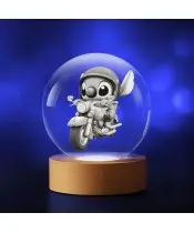 Kryształowa Kulka 3D Lilo i Stich Motor
