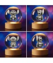 Kryształowa Kulka 3D Lilo i Stich Konsola