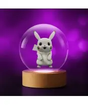 Kryształowa Kulka 3D Pokemon Pikachu