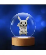 Kryształowa Kulka 3D Pokemon Pikachu