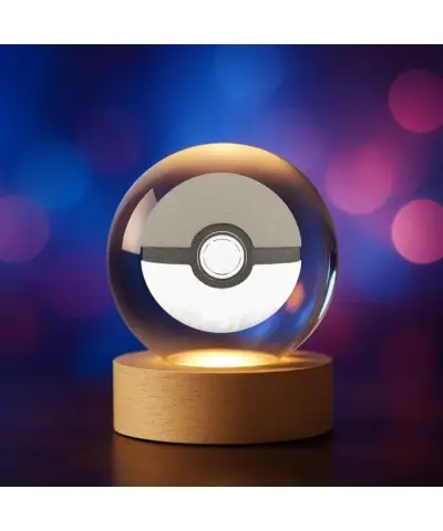 Kryształowa Kulka 3D Pokemon Pokeball