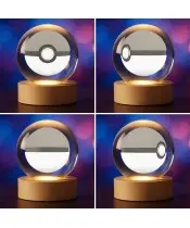 Kryształowa Kulka 3D Pokemon Pokeball