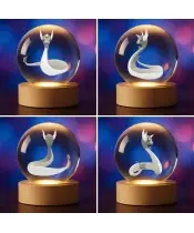 Kryształowa Kulka 3D Pokemon Dragonair