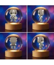 Kryształowa Kulka 3D Kapitan Ameryka POP Marvel Avengers