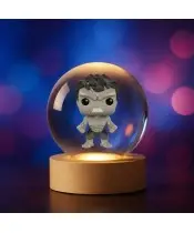 Kryształowa Kulka 3D Hulk POP Avengers Marvel
