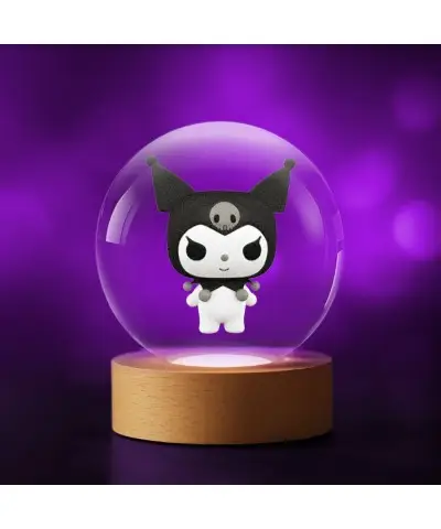 Kryształowa Kulka 3D Hello Kitty Kuromi Funko POP