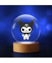Kryształowa Kulka 3D Hello Kitty Kuromi Funko POP